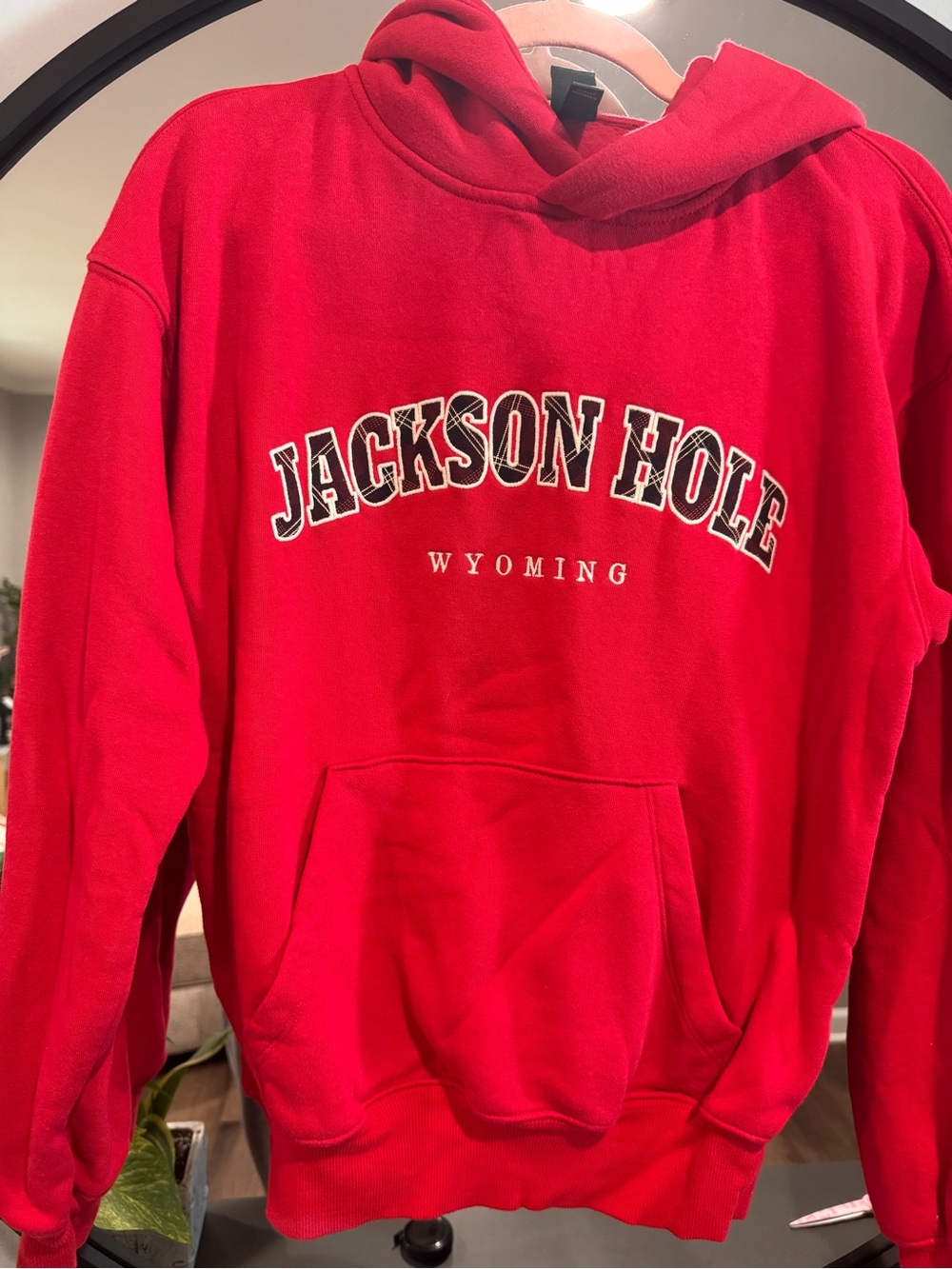 wild fable Red Jackson Hole Wyoming Graphic Hoodie